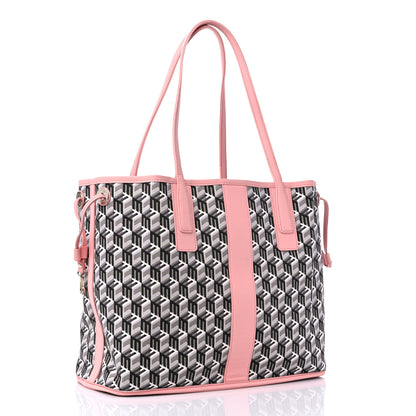 MCM Visetos Medium Liz Reversible Shopper Tote Blossom Pink 10 of 13