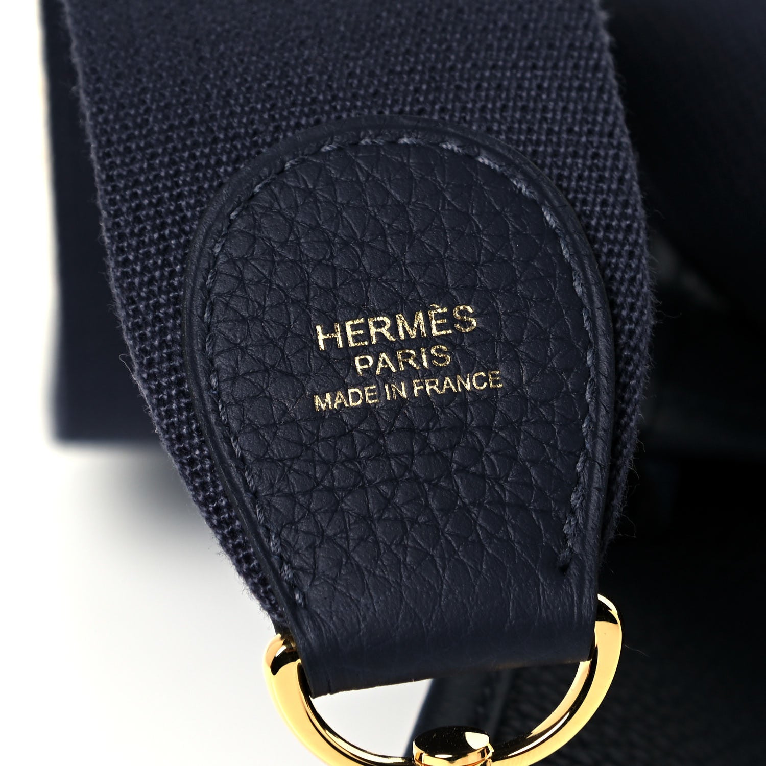 Hermes Taurillon Clemence Evelyne III PM Bleu Nuit 10 of 11