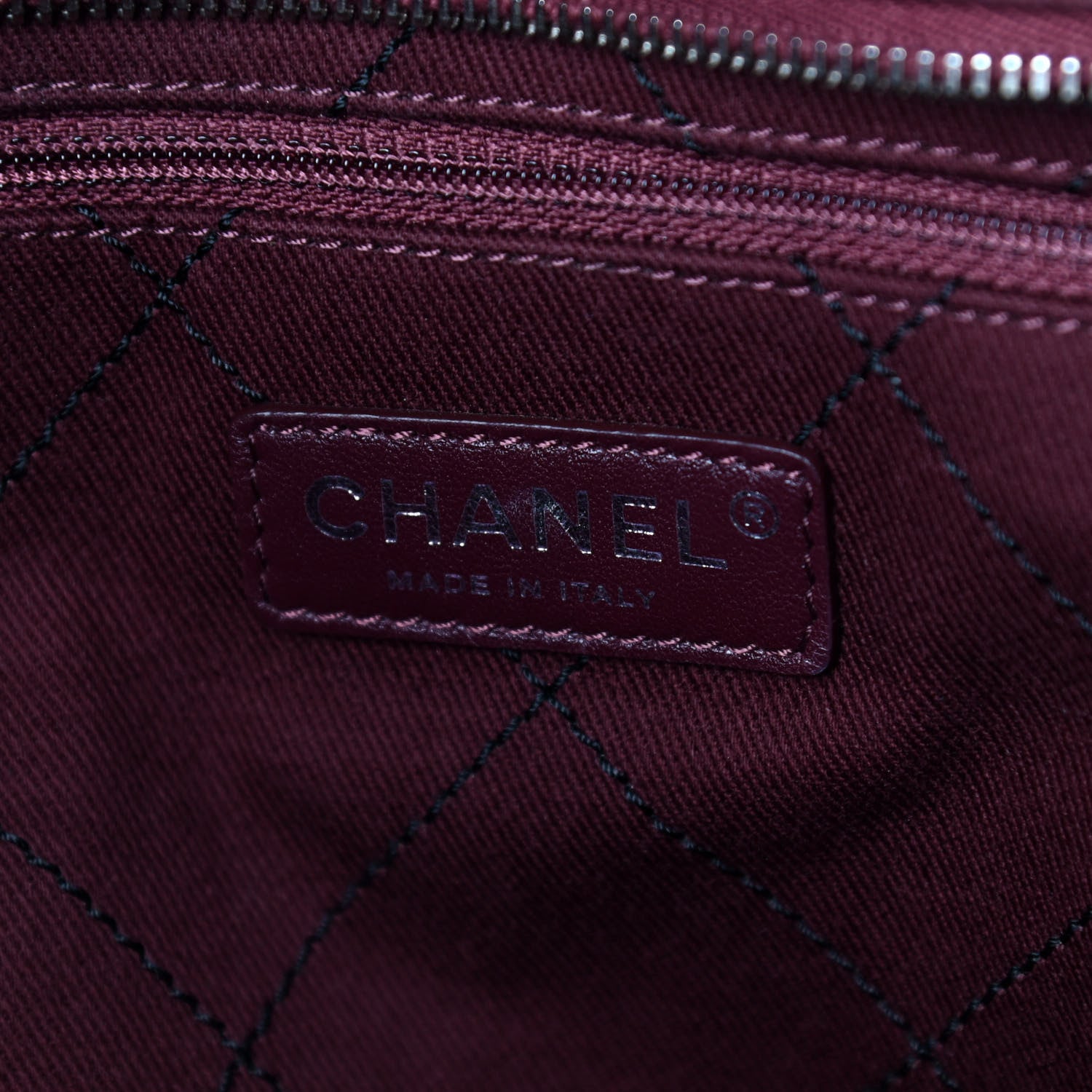Chanel Grained Calfskin Large Shopping Fever Tote Black 6 of 10