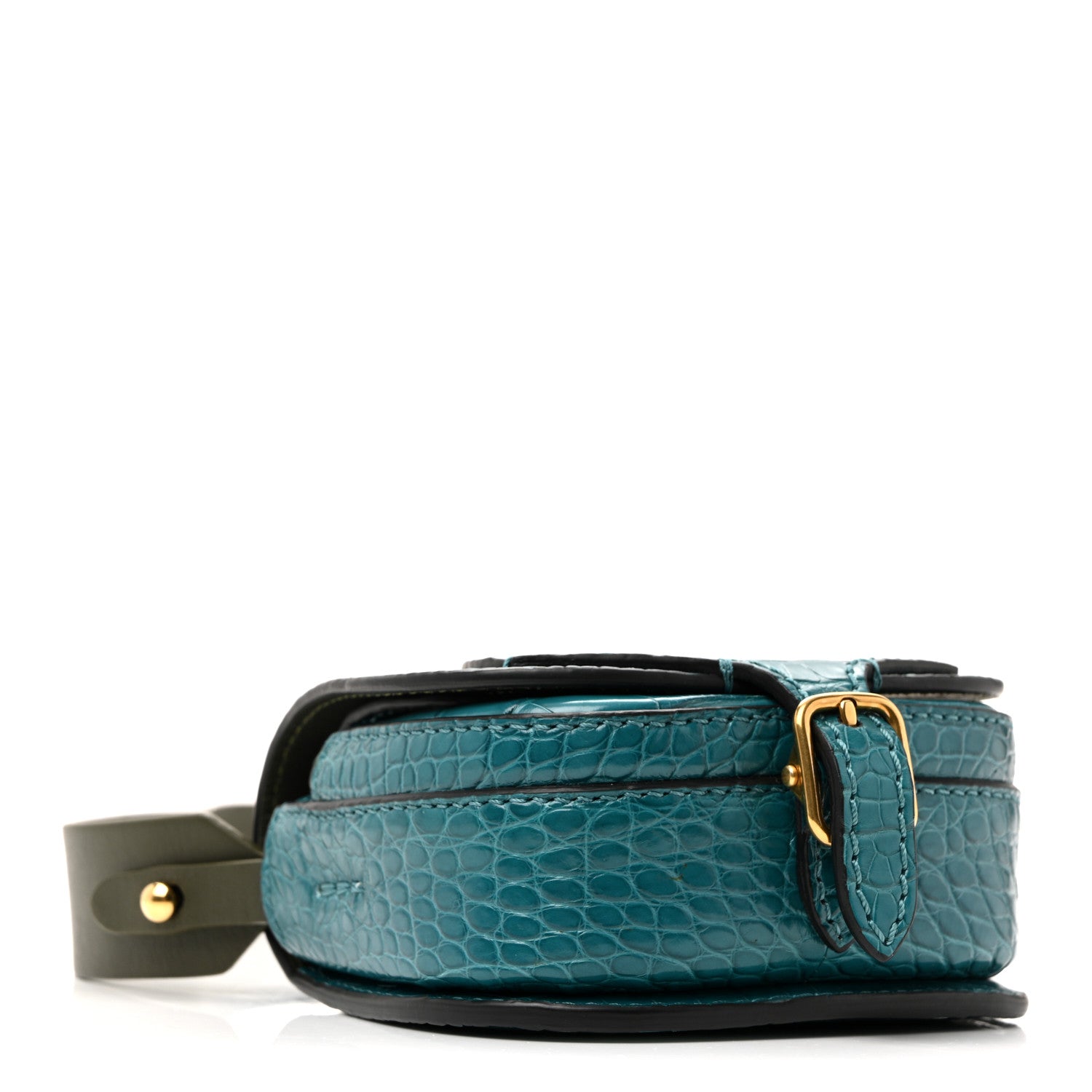 Burberry Alligator Bridle Micro Satchel Turquoise 9 of 31