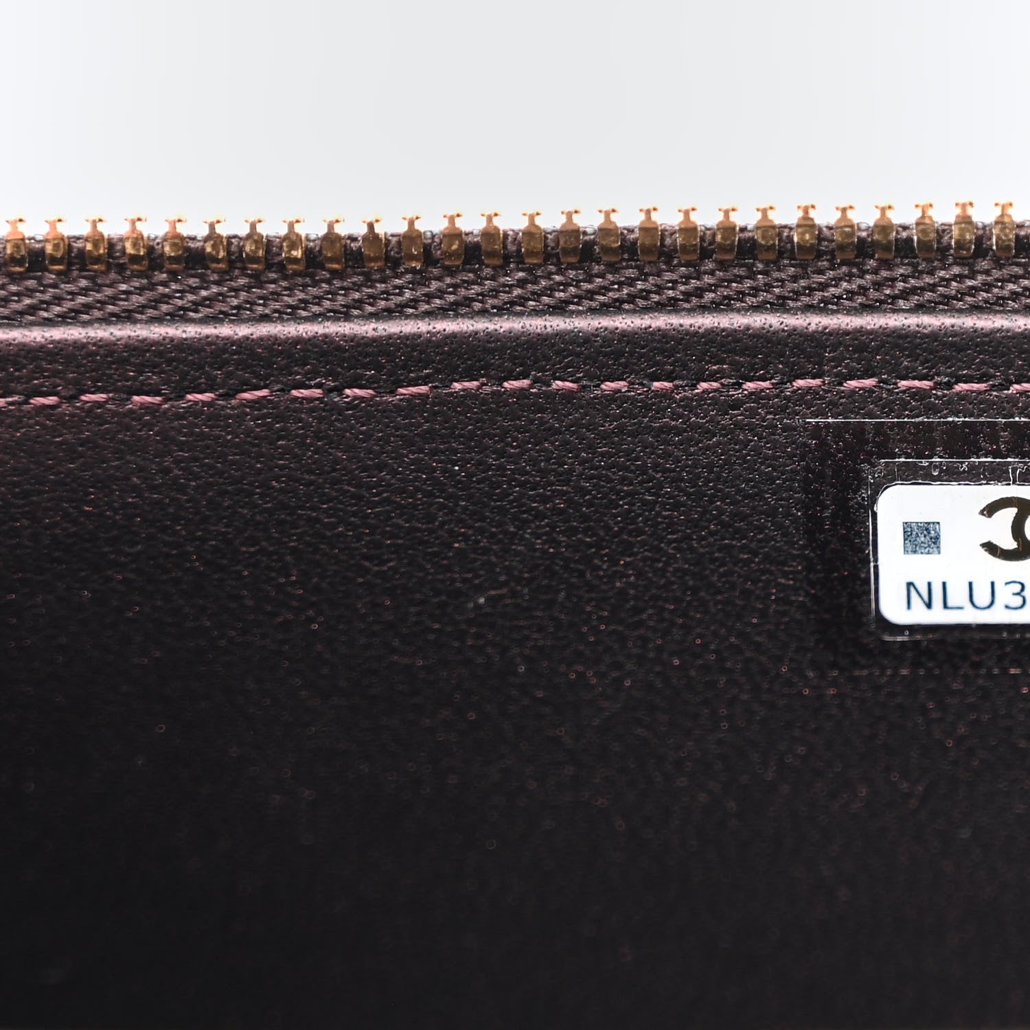 Chanel Iridescent Lambskin Quilted Mini Top Handle Vanity Case With Chain Burgundy 7 of 10