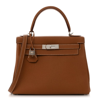 Hermes Togo Kelly Retourne 28 Gold 1 of 12