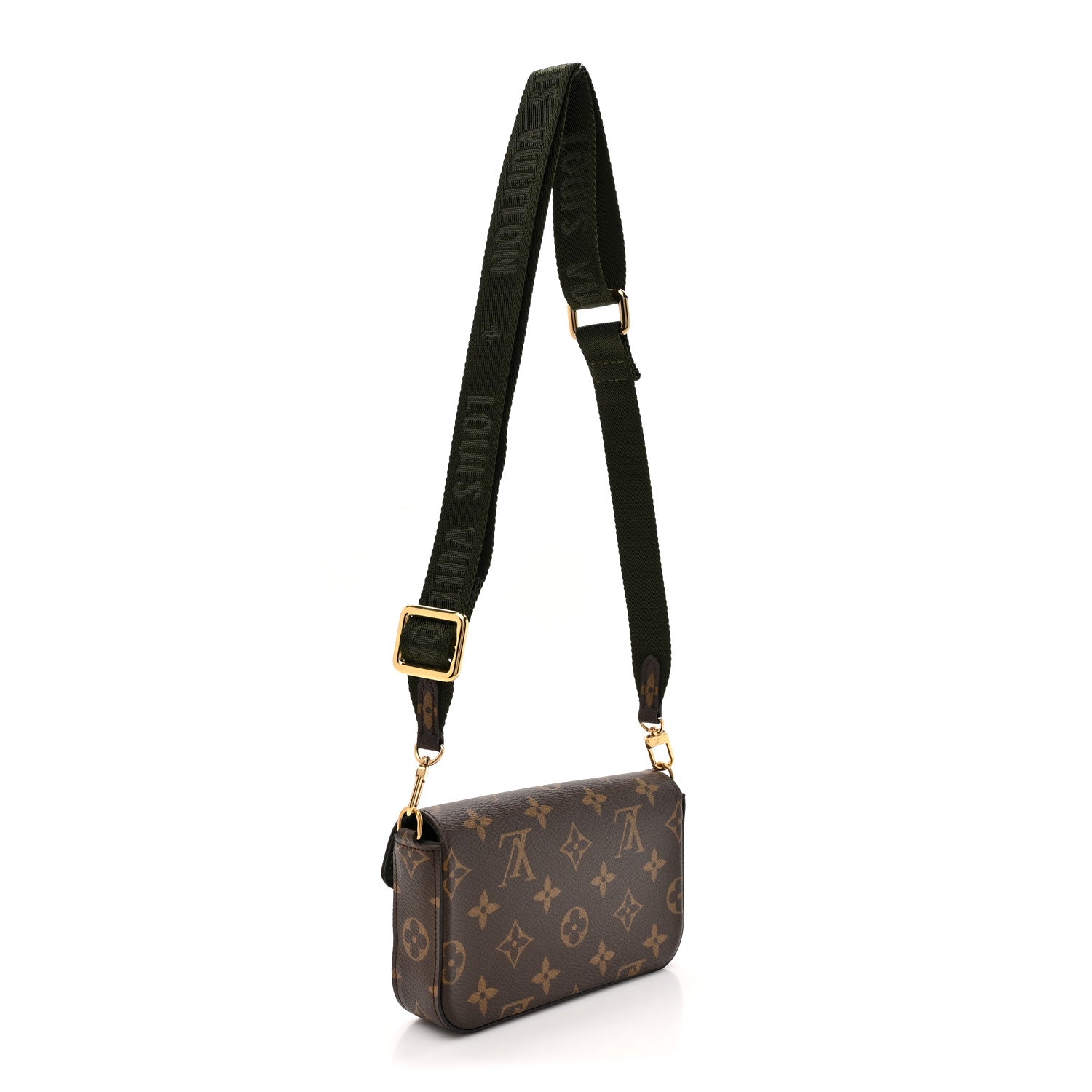 Louis Vuitton Monogram Felicie Strap & Go Kaki 3 of 9
