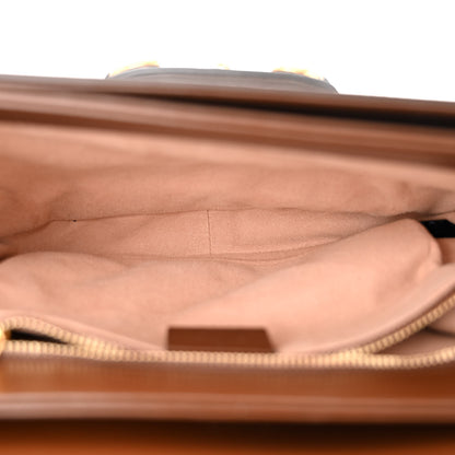 Gucci GG Supreme Monogram Horsebit 1955 Shoulder Bag Beige Brown Sugar 5 of 11