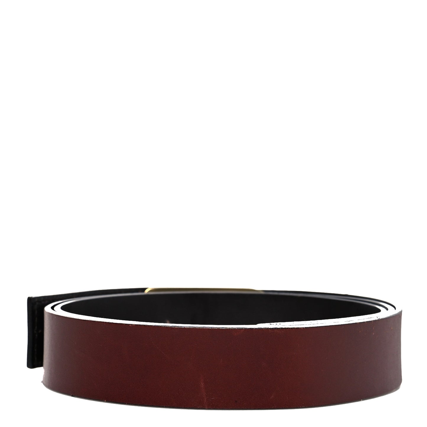 Calfskin Double G Belt 90 38 Brown