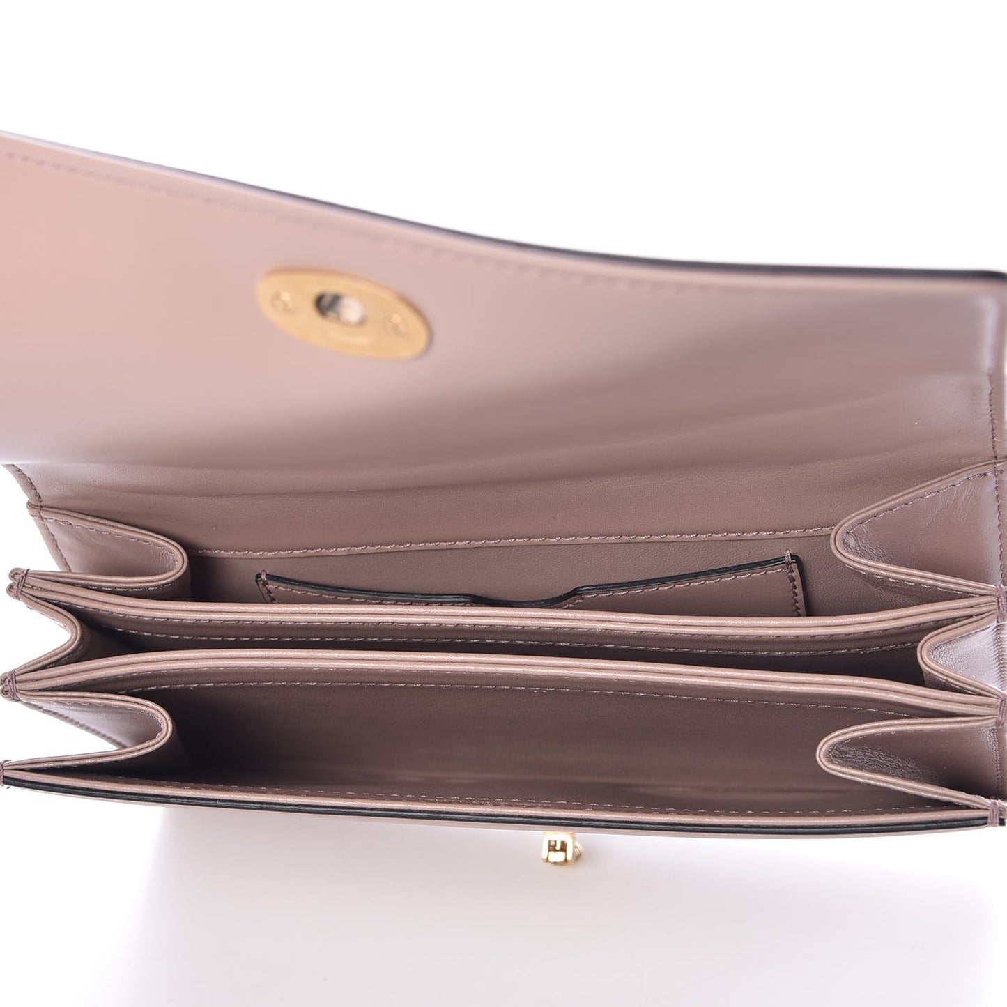 Calfskin Bee Pouch Powder Beige