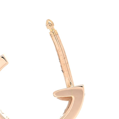 Cartier 18K Pink Gold Small LOVE Hoop Earrings 7 of 8