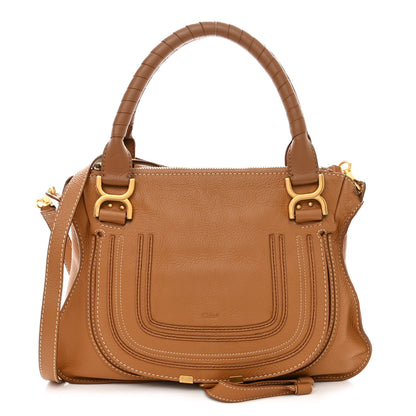 Chloe Calfskin Medium Marcie Satchel Gingerbread 1 of 14