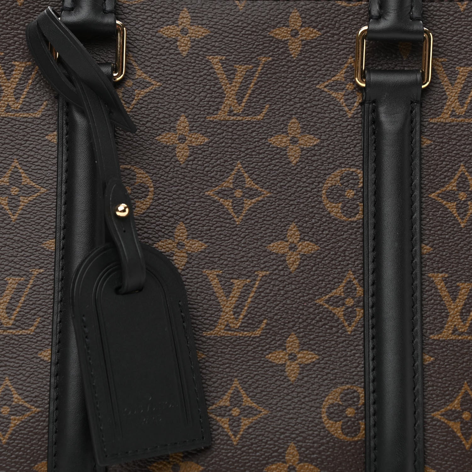Louis Vuitton Monogram Soufflot MM Black 7 of 9