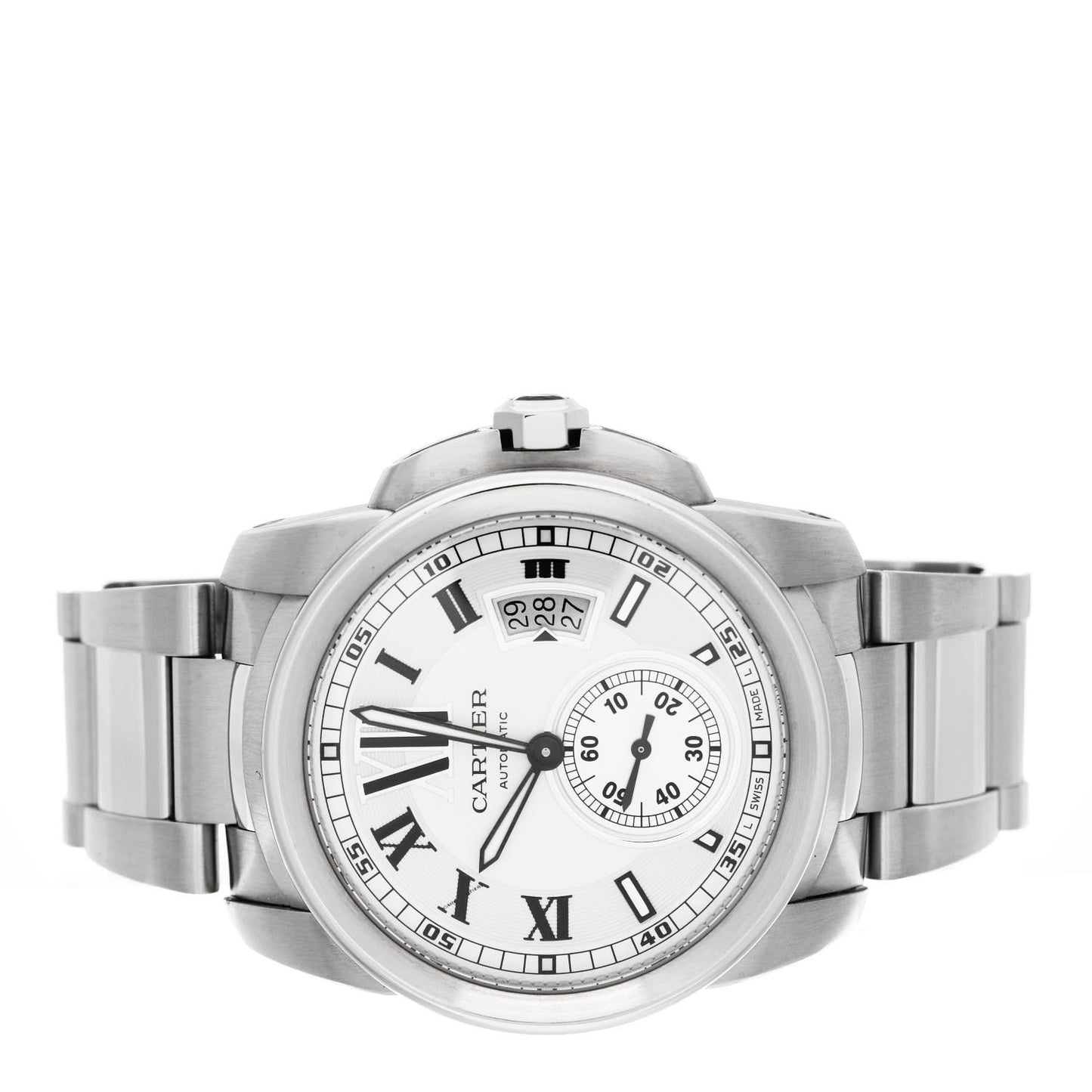 Stainless Steel 42mm Calibre de Cartier Automatic Watch