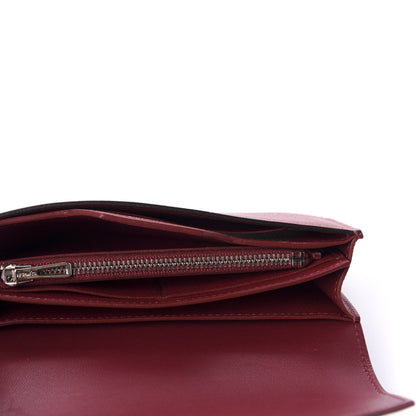 Hermes Evercolor Short Passant Wallet Rouge Grenat 9 of 11