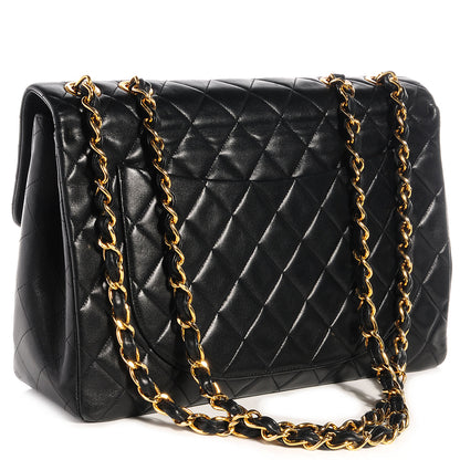Chanel Lambskin XL Jumbo Flap Black 3 of 10