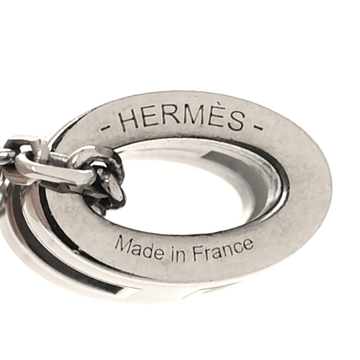 Hermes Palladium Mini Pop H Pendant Necklace Marron Glace 5 of 5