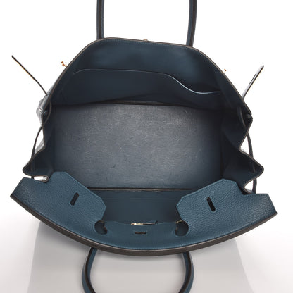 Hermes Fjord Birkin 40 Bleu Tempete 28 of 28