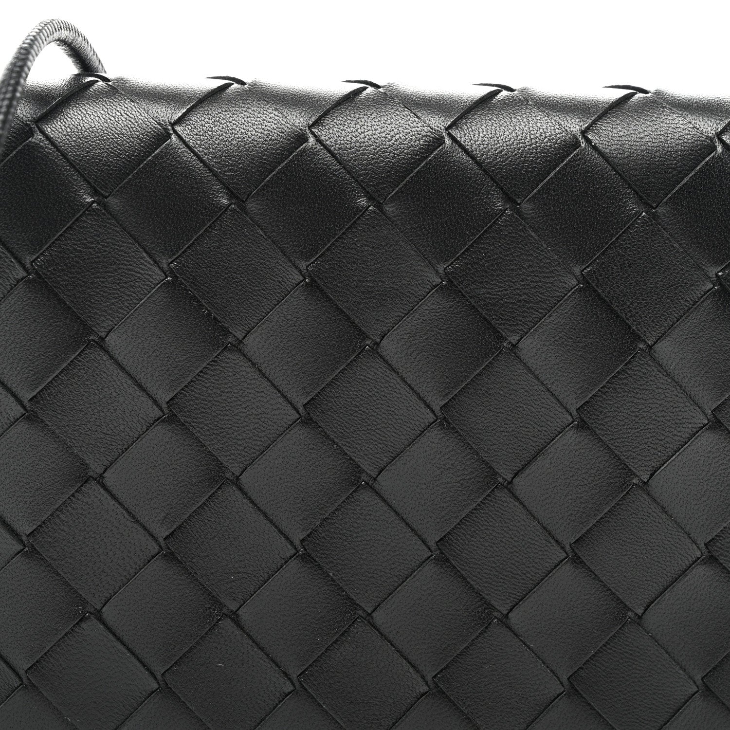 Bottega Veneta Nappa Intrecciato Wallet On Strap Black 8 of 10