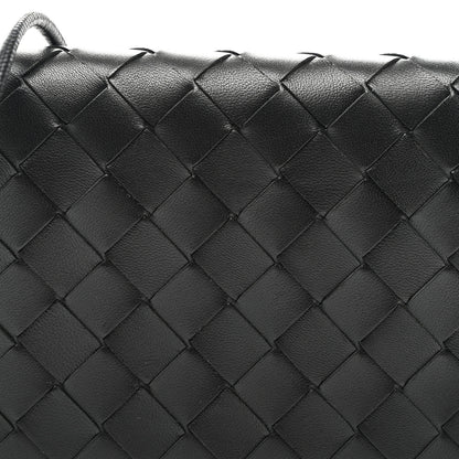 Bottega Veneta Nappa Intrecciato Wallet On Strap Black 8 of 10