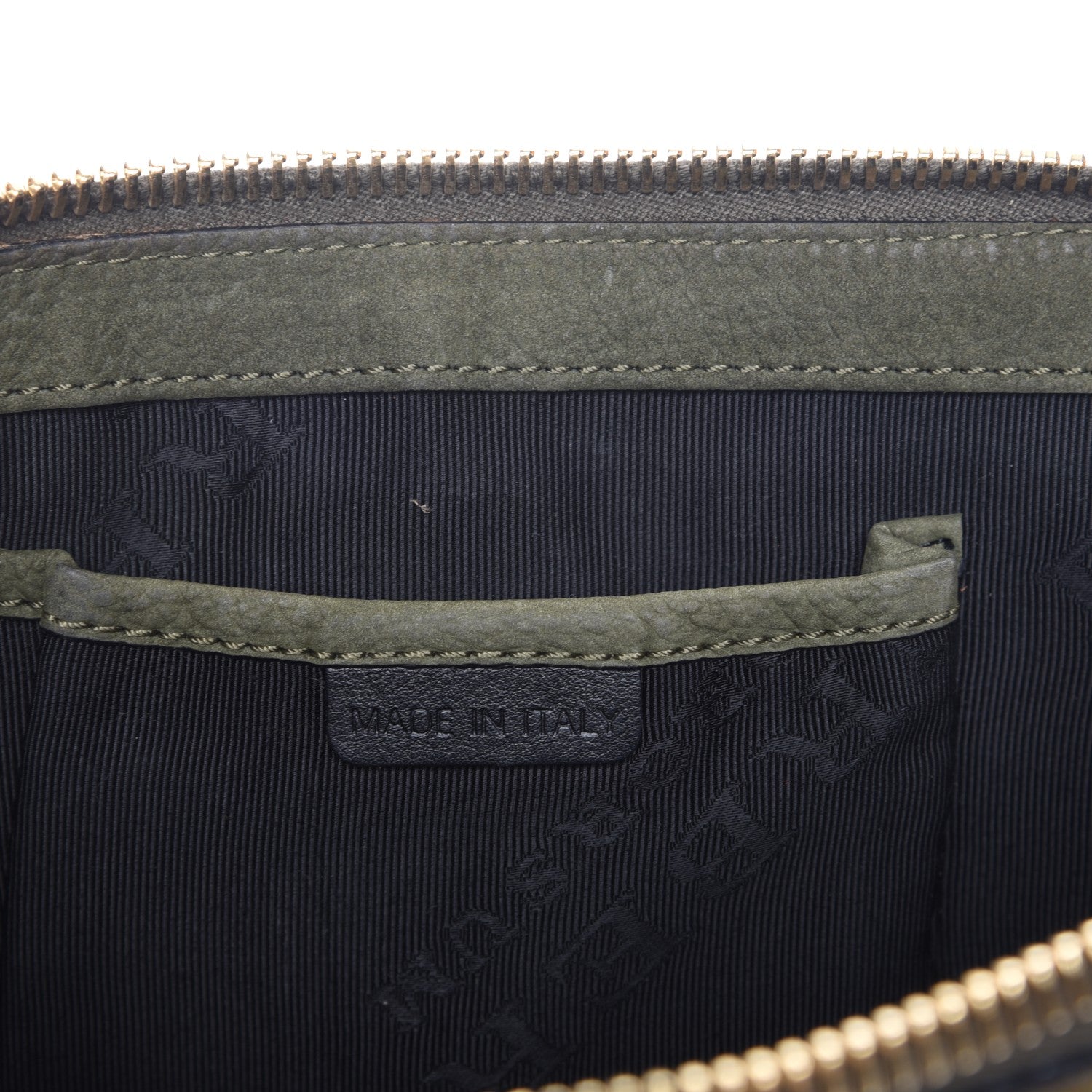 Burberry Prorsum Grainy Nubuck Alma Fox Clutch Olive 8 of 11