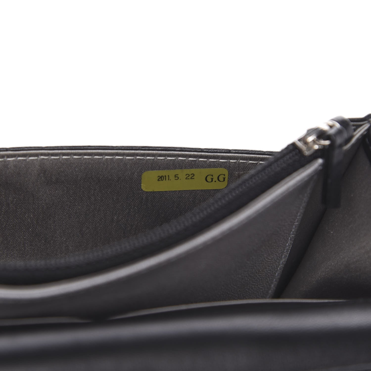 Chanel Lambskin Camellia Embossed Wallet on Chain WOC Black 8 of 12