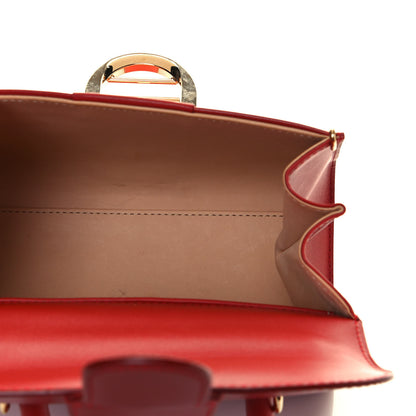 Delvaux Box Calfskin Mini Brillant Satchel Red 5 of 14