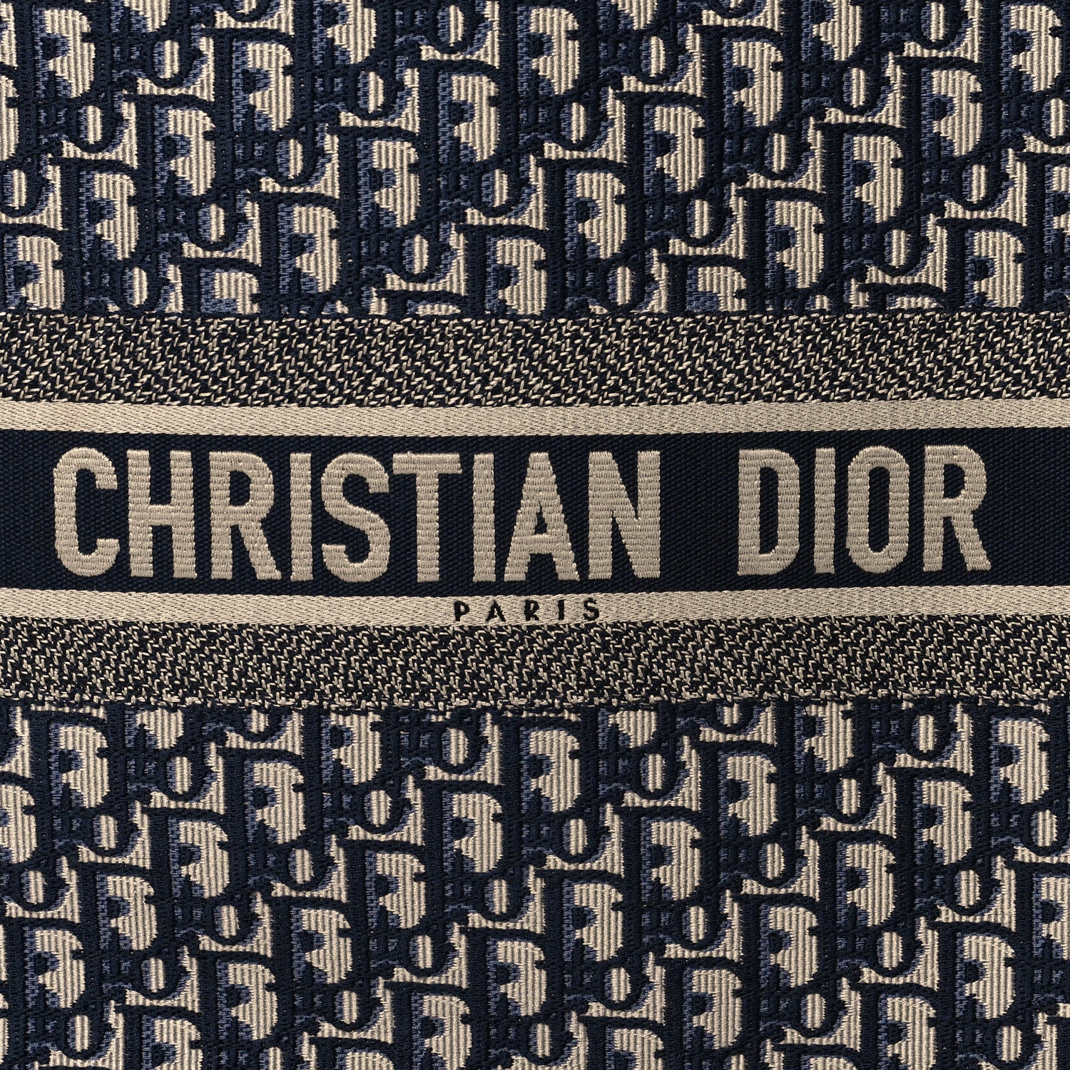 Christian Dior Oblique Book Tote Blue Multicolor 8 of 12