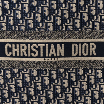 Christian Dior Oblique Book Tote Blue Multicolor 8 of 12