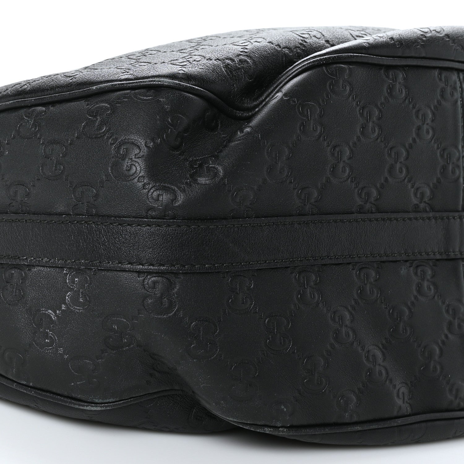 Gucci Guccissima Large GG Twins Hobo Black 8 of 9
