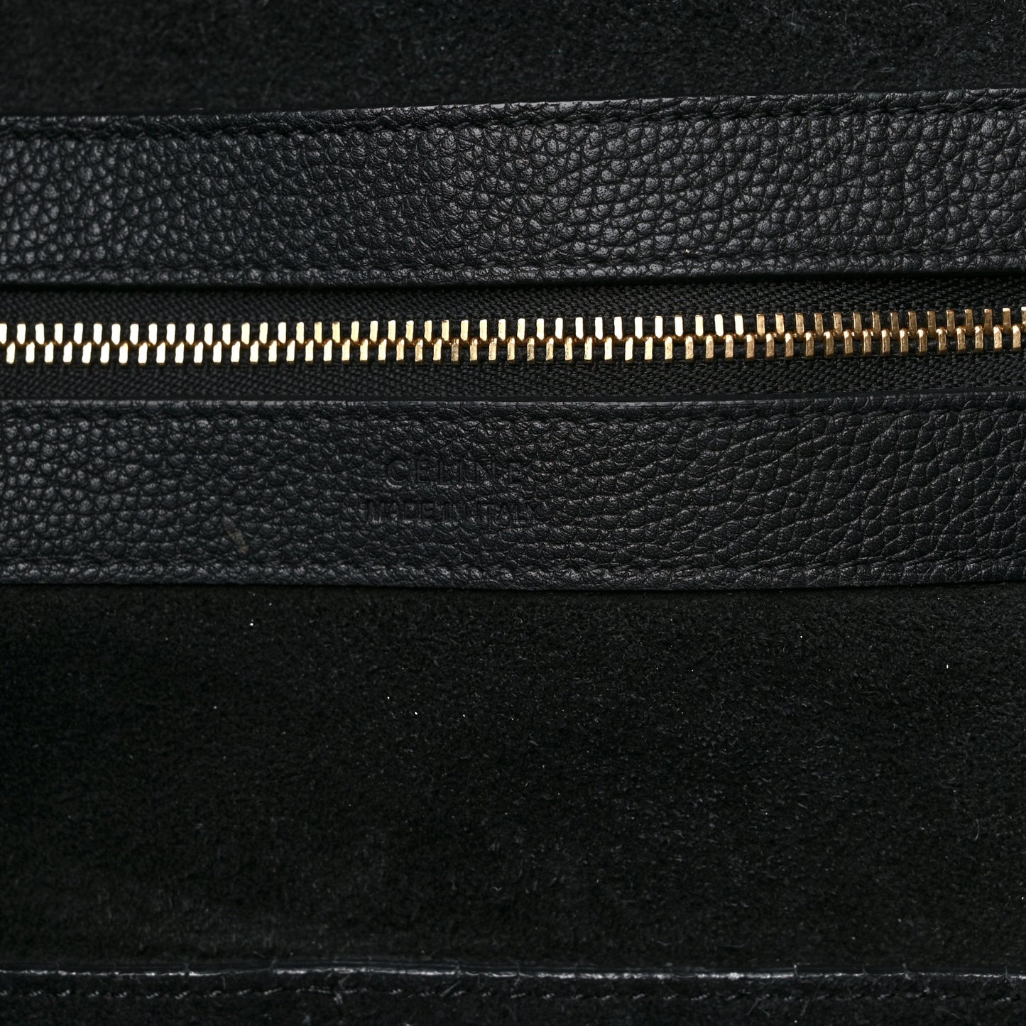 Soft Grained Calfskin Small Belt Cabas Phantom Black