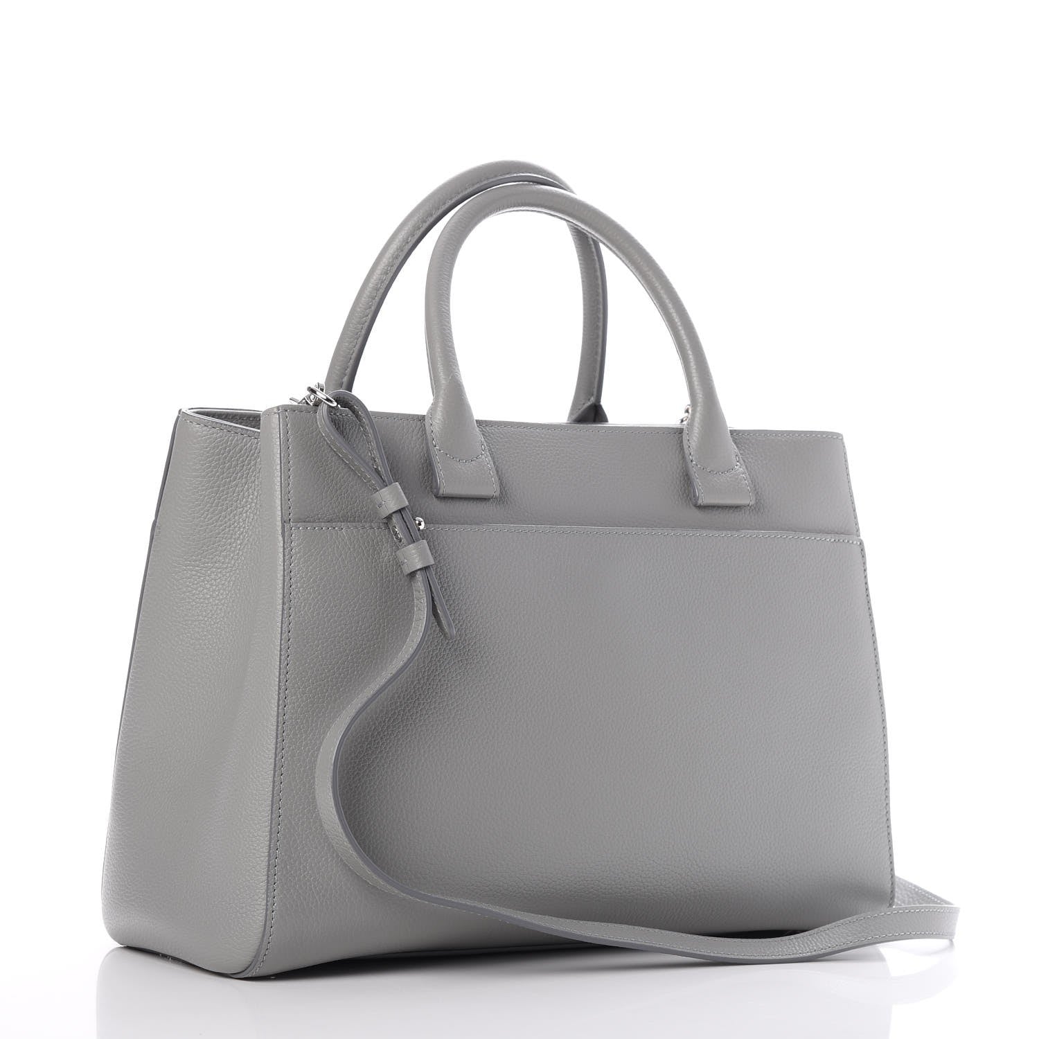 Chanel Grained Calfskin Small Neo Executive Shopper Tote Grey 4 of 8