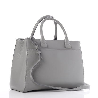 Chanel Grained Calfskin Small Neo Executive Shopper Tote Grey 4 of 8