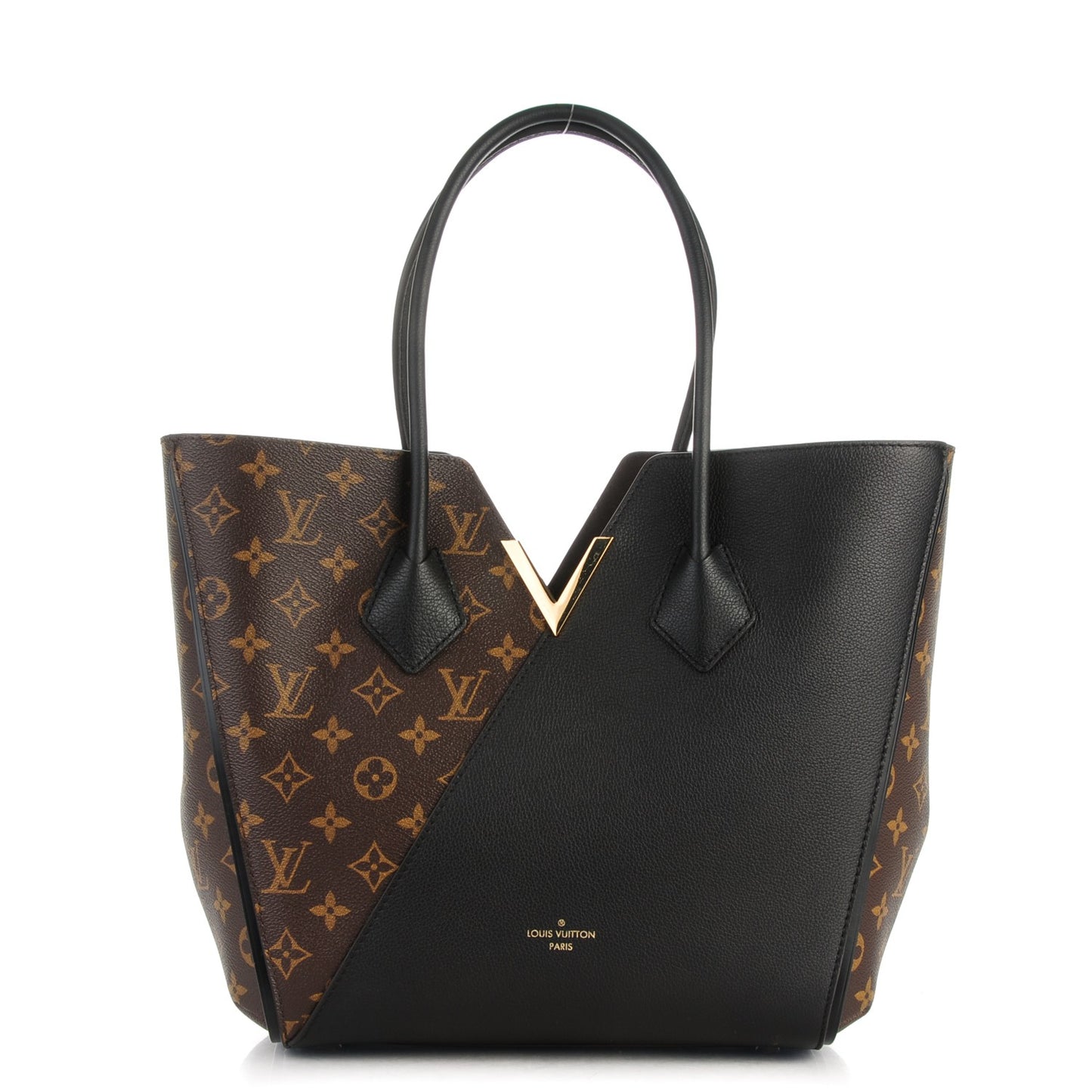 Calfskin Monogram Kimono Tote Black
