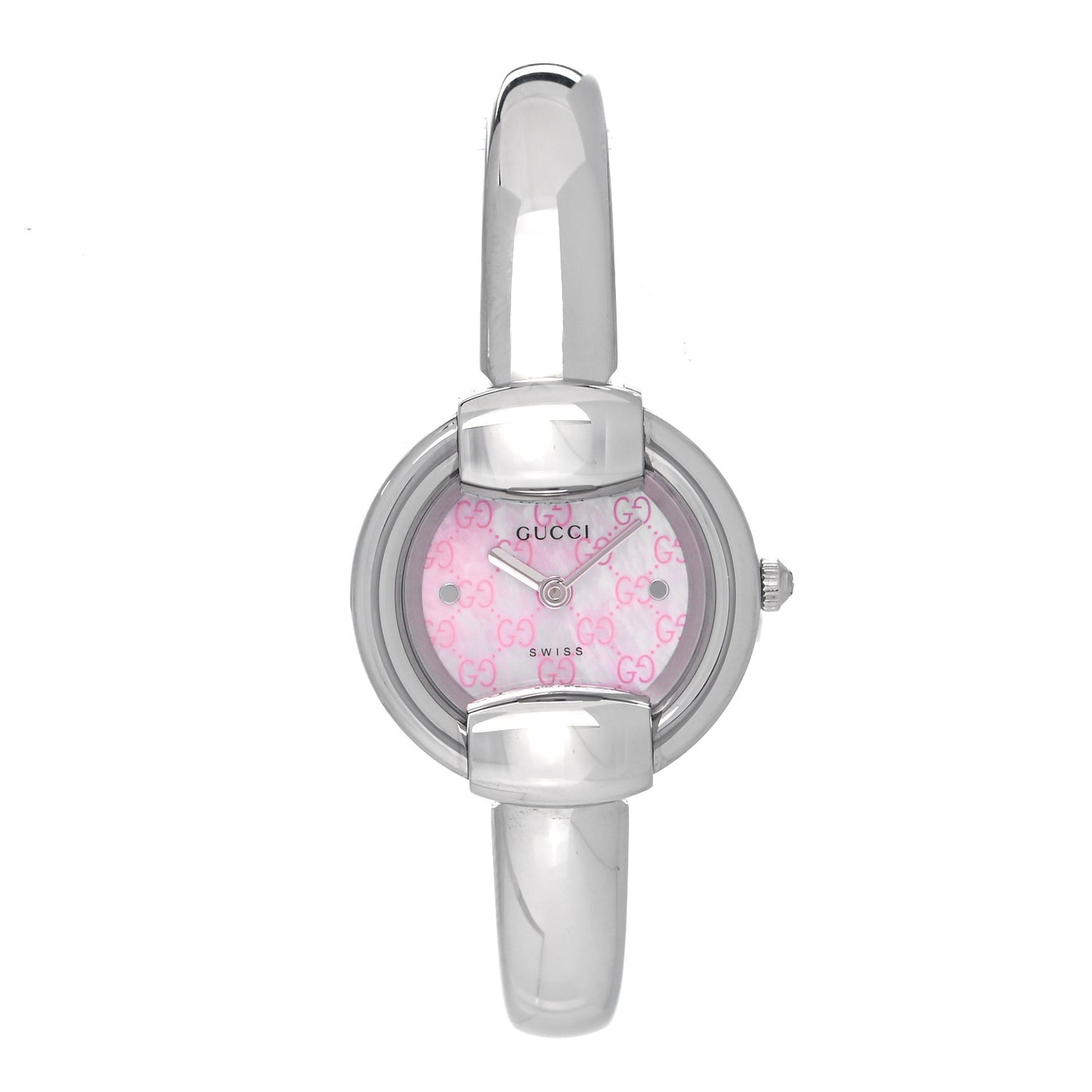 Stainless Steel Pink Mother of Pearl 25mm 1400L Quartz Watch