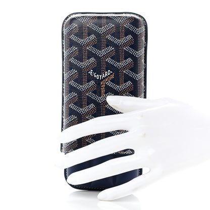 Goyard Goyardine Churchill 3 Cigar Case Navy 2 of 10