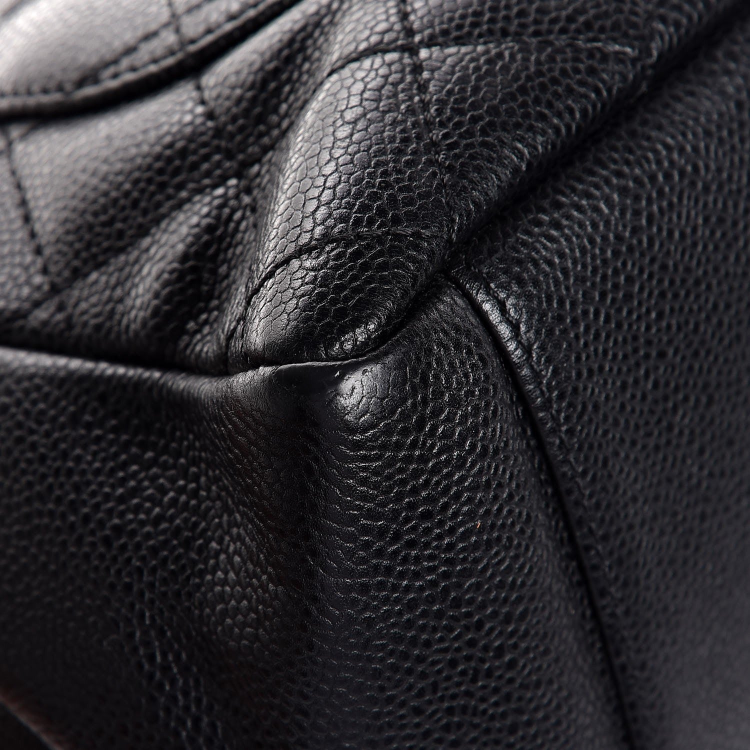 Chanel Caviar Quilted Grand Shopping Tote GST Black 10 of 11
