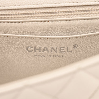 Chanel Caviar Quilted Mini Rectangular Flap Ivory 6 of 10