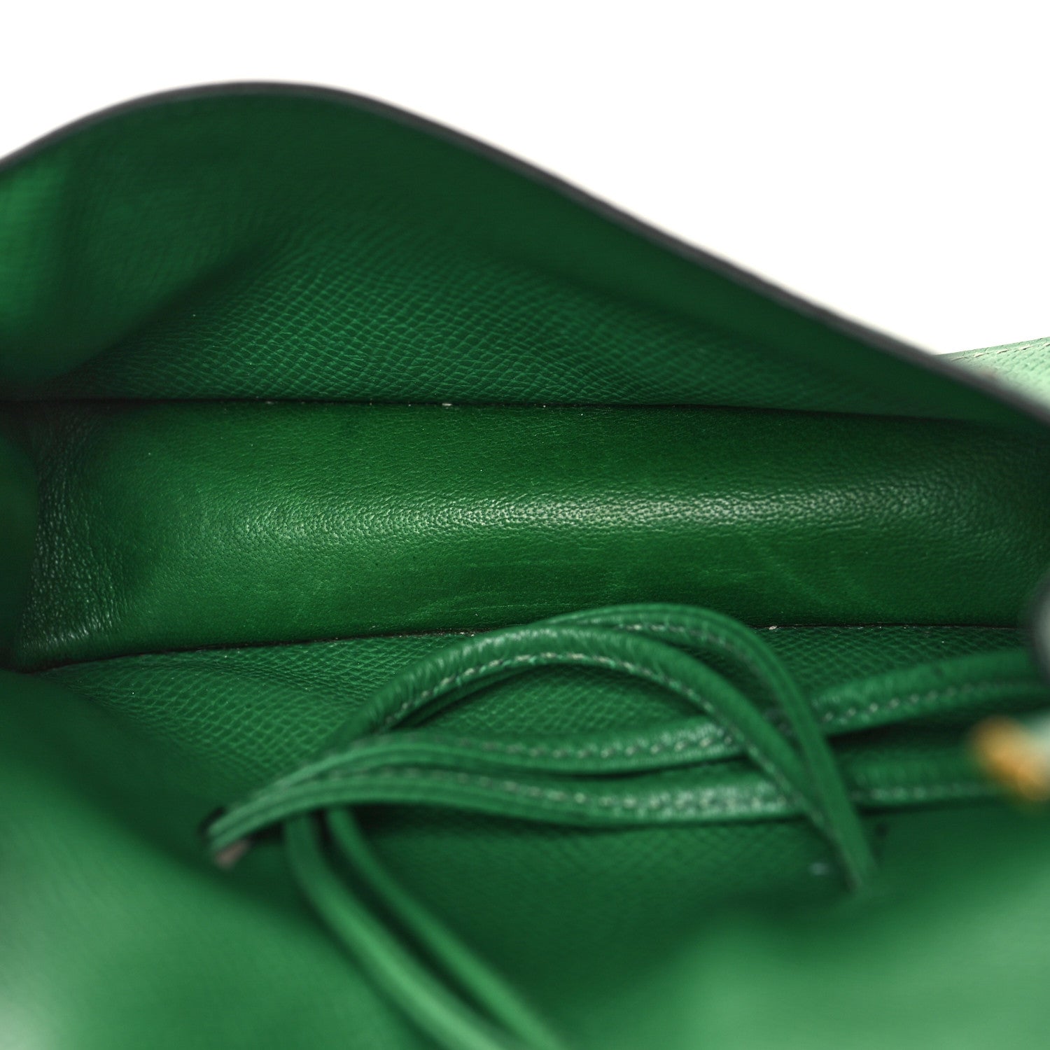 Hermes Courchevel Pochette Green Belt Bag Vert Bengale 5 of 13