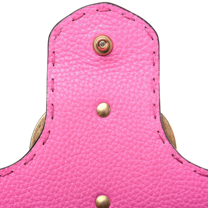 Gucci Calfskin Small GG Marmont Top Handle Bag Pink Tropical Flower 15 of 24