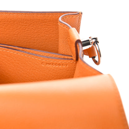 Hermes Evercolor Mini Sac Roulis Abricot 6 of 11