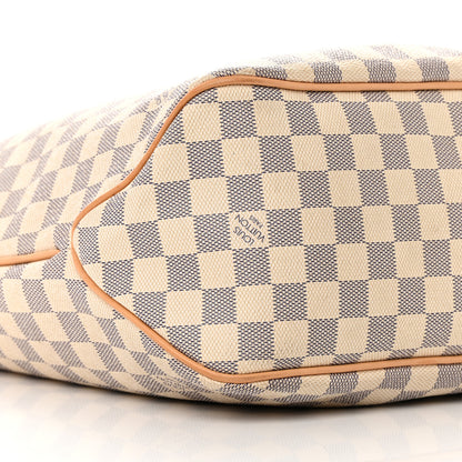 Louis Vuitton Damier Azur Delightful MM Rose Ballerine 10 of 19