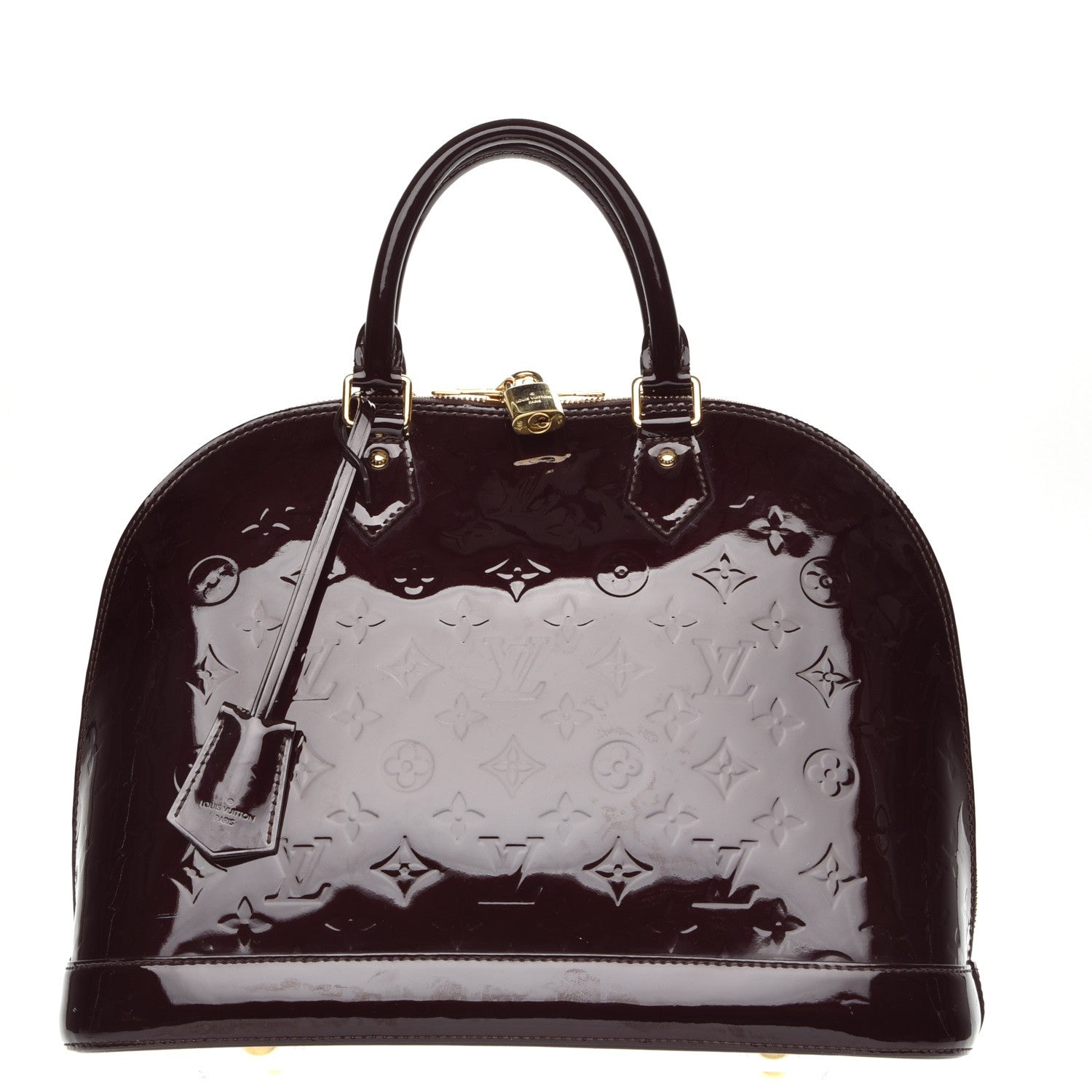 Louis Vuitton Vernis Alma MM Amarante 1 of 8