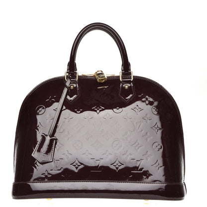 Louis Vuitton Vernis Alma MM Amarante 1 of 8