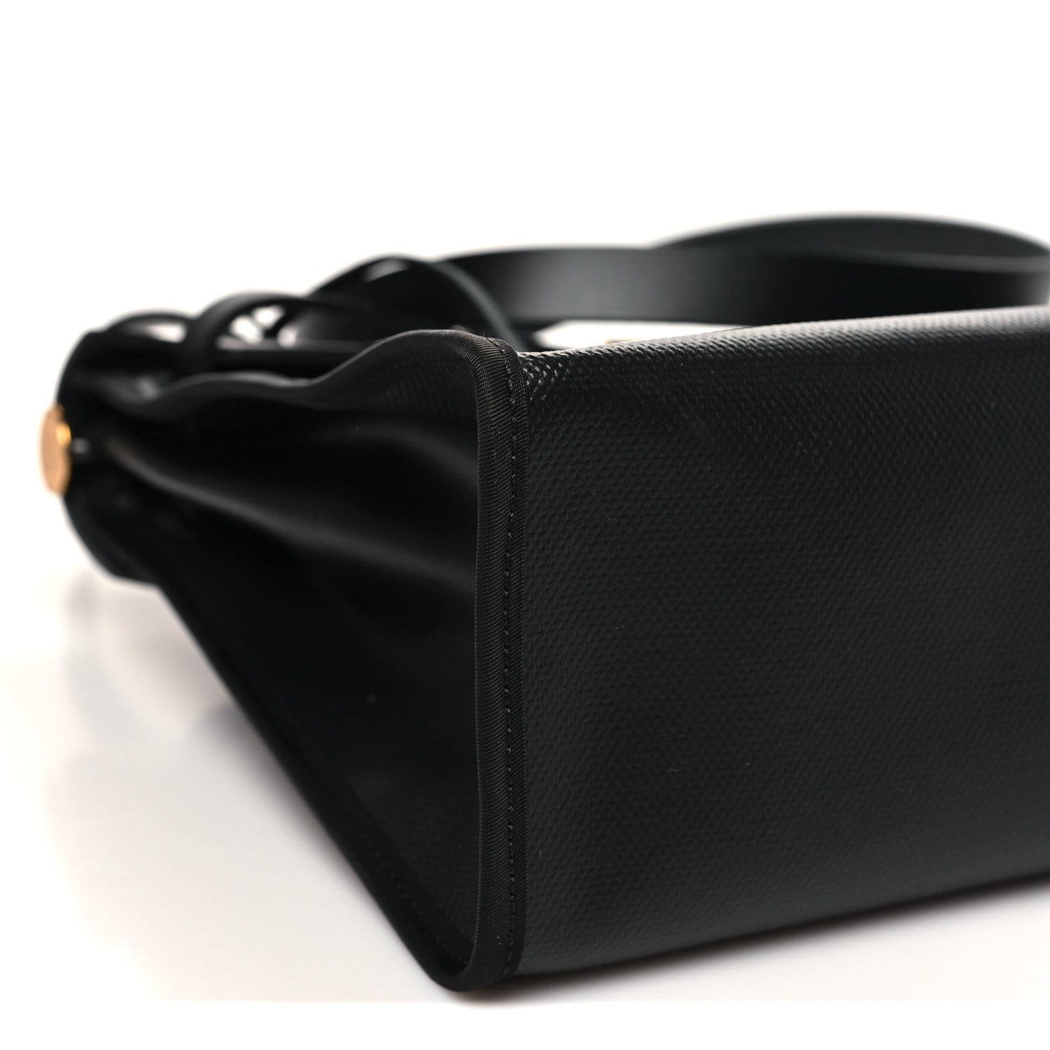 Hermes Toile H Berline Vache Hunter Herbag Zip PM 31 Black Ecru 9 of 11