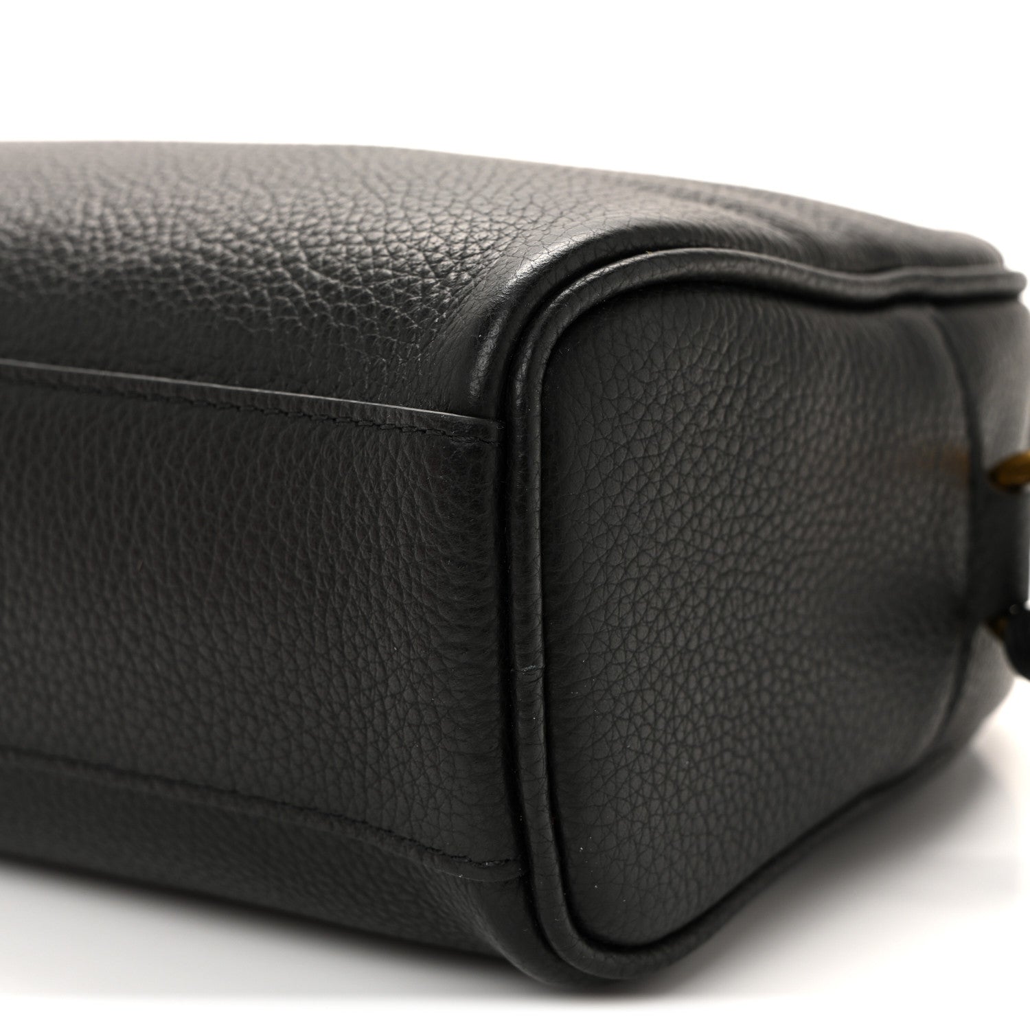 Salvatore Ferragamo Calfskin Travel Camera Crossbody Bag Black 10 of 10