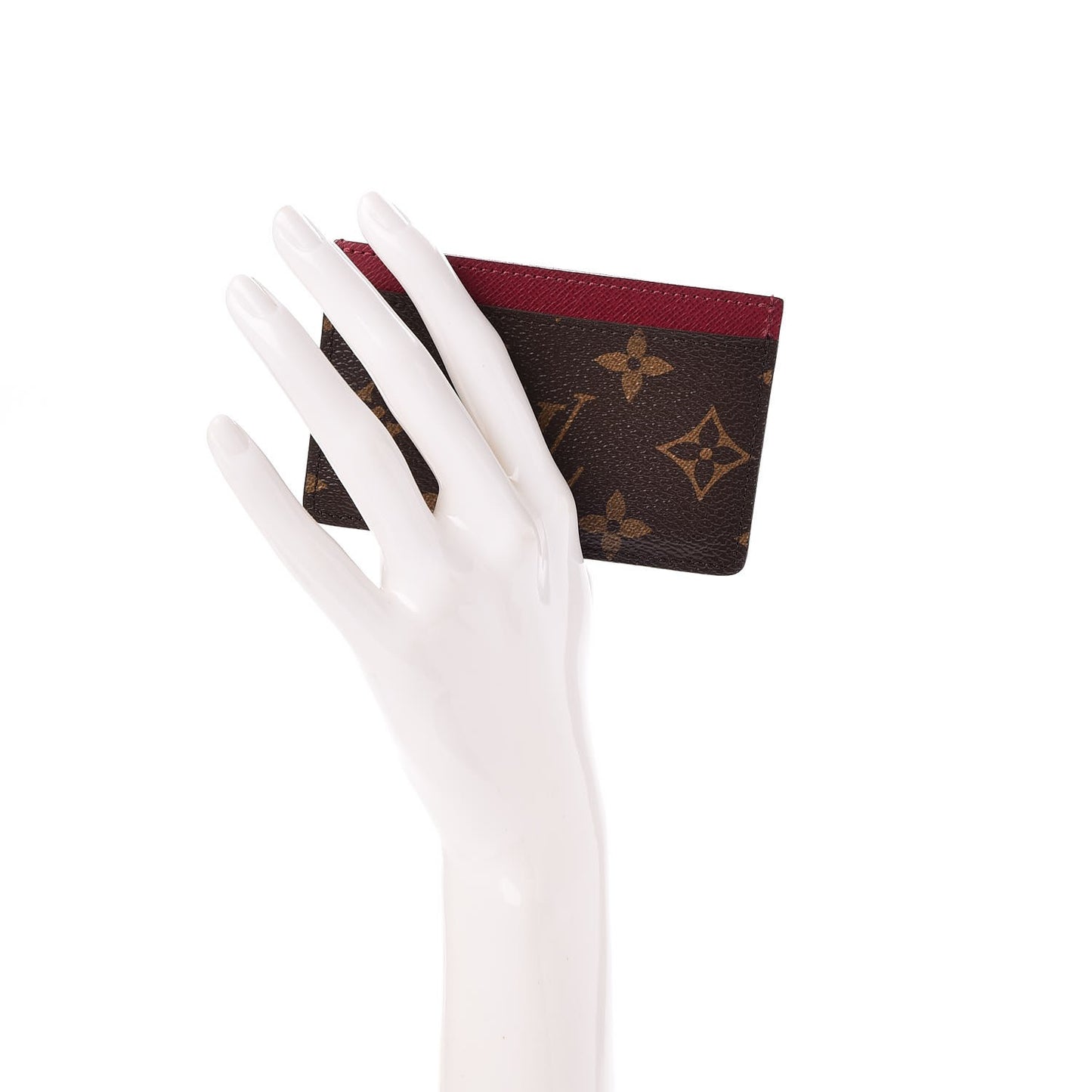 Monogram Card Holder Fuchsia