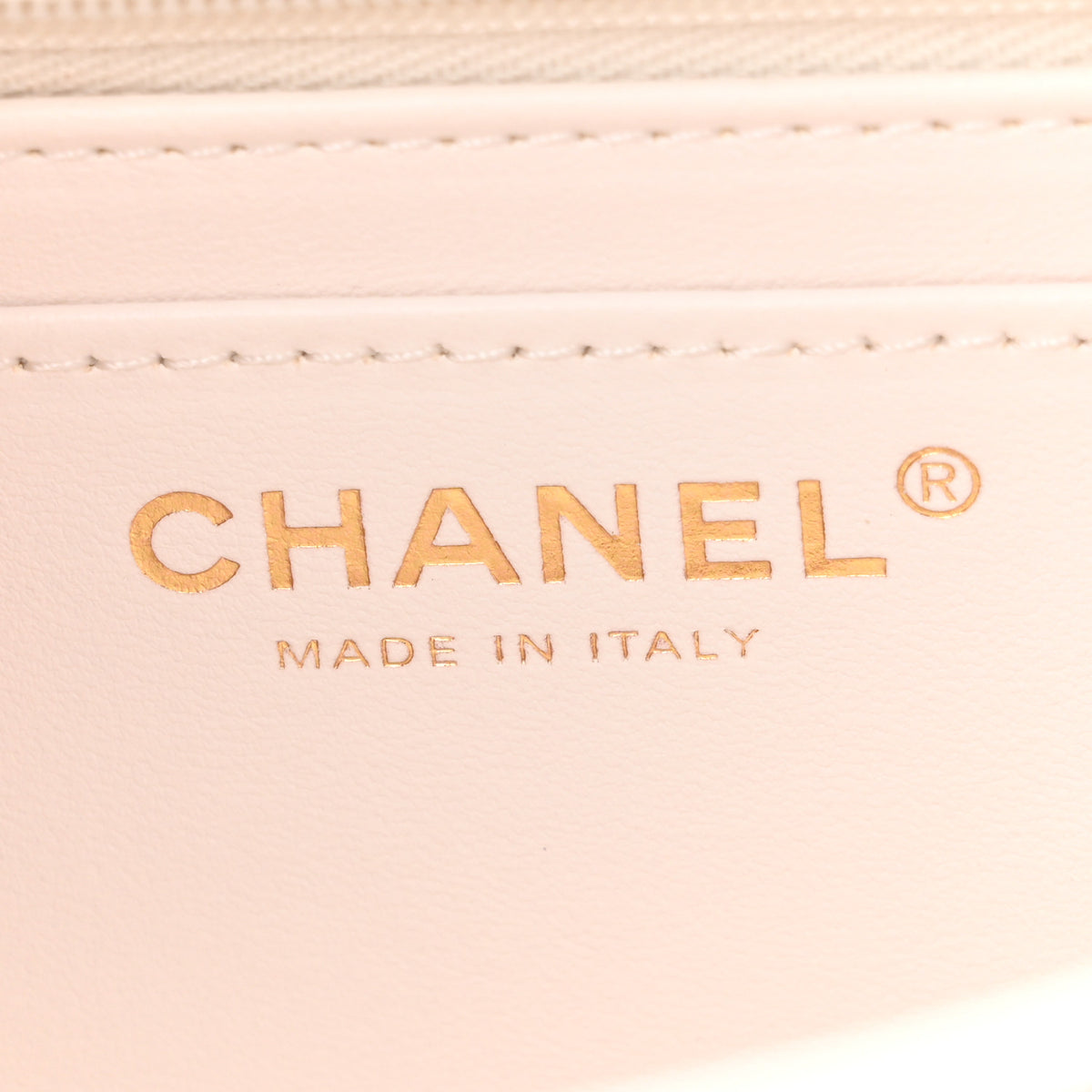 Chanel Lambskin Quilted Resin Graphic Frame Flap Bag White Black 5 of 10