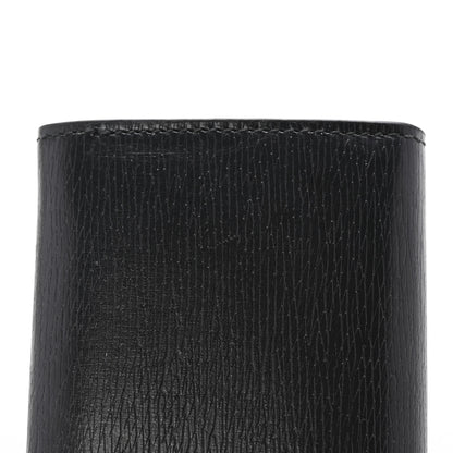 Gucci Azalea Calfskin Script Card Case Black 10 of 10