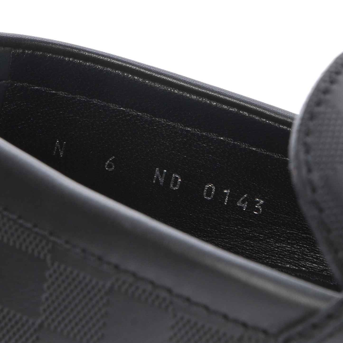 Mens Damier Hockenheim Moccasin Loafers 6 Onyx