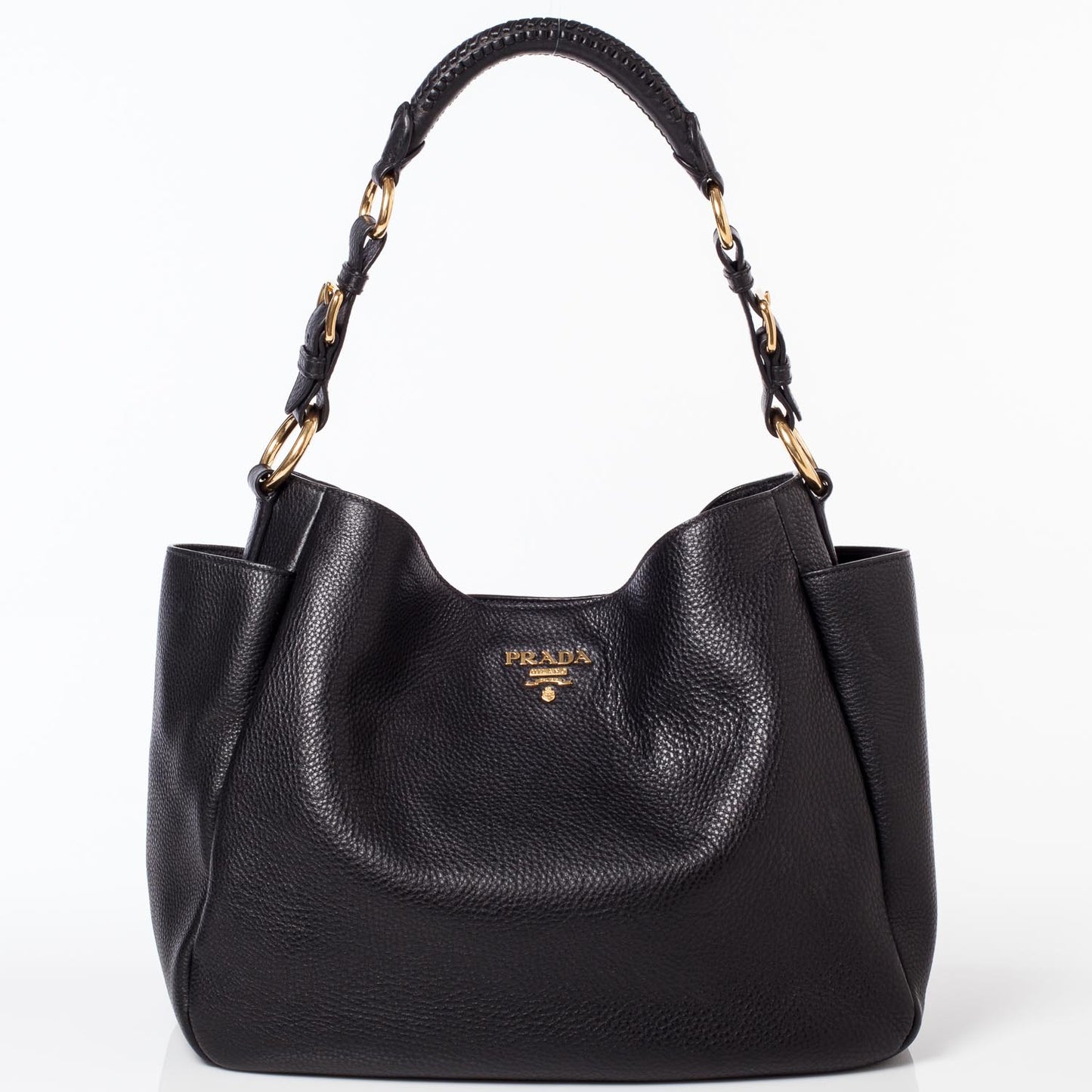 Vitello Daino Hobo Nero Black