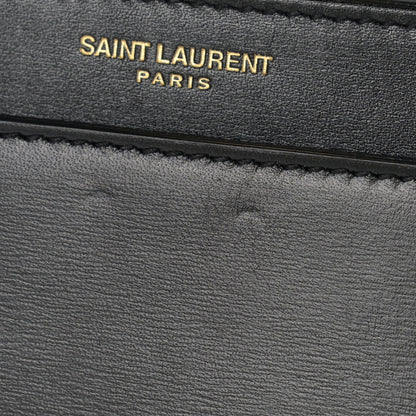 Saint Laurent Smooth Calfskin Small Solferino Satchel Black 12 of 13