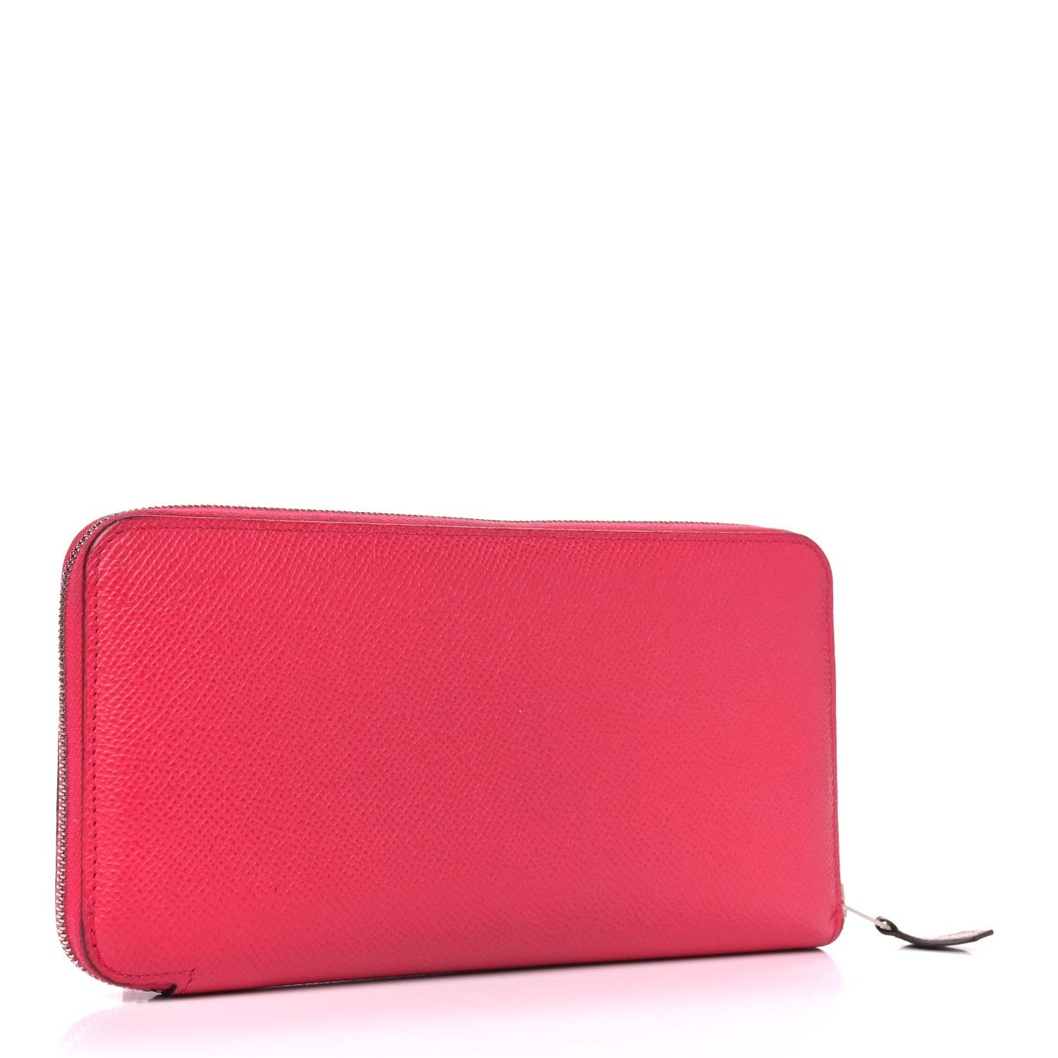 Hermes Epsom Silk'in Wallet Rose Shocking 2 of 7