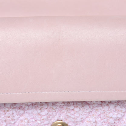 Chanel Tweed Medium Double Flap Pink 19 of 20
